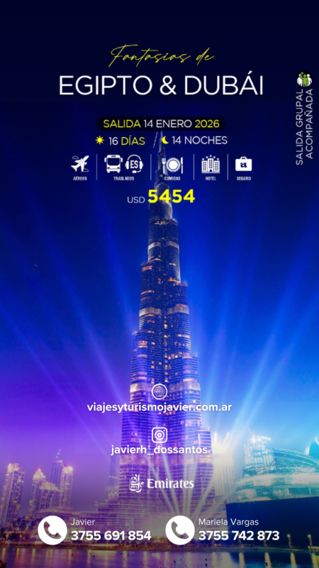 EGIPTO Y DUBAI