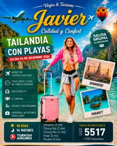 TAILANDIA CON PLAYAS